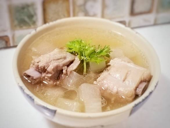 Radish and Pork Ribs Soup - 萝卜排骨汤